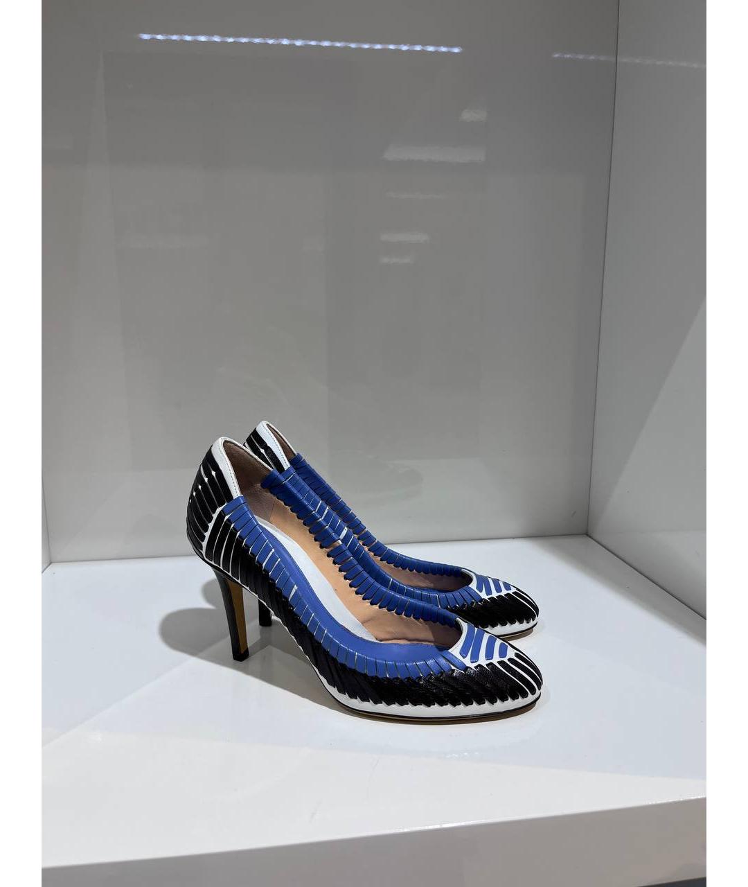 SERGIO ROSSI Мульти кожаные туфли, фото 4