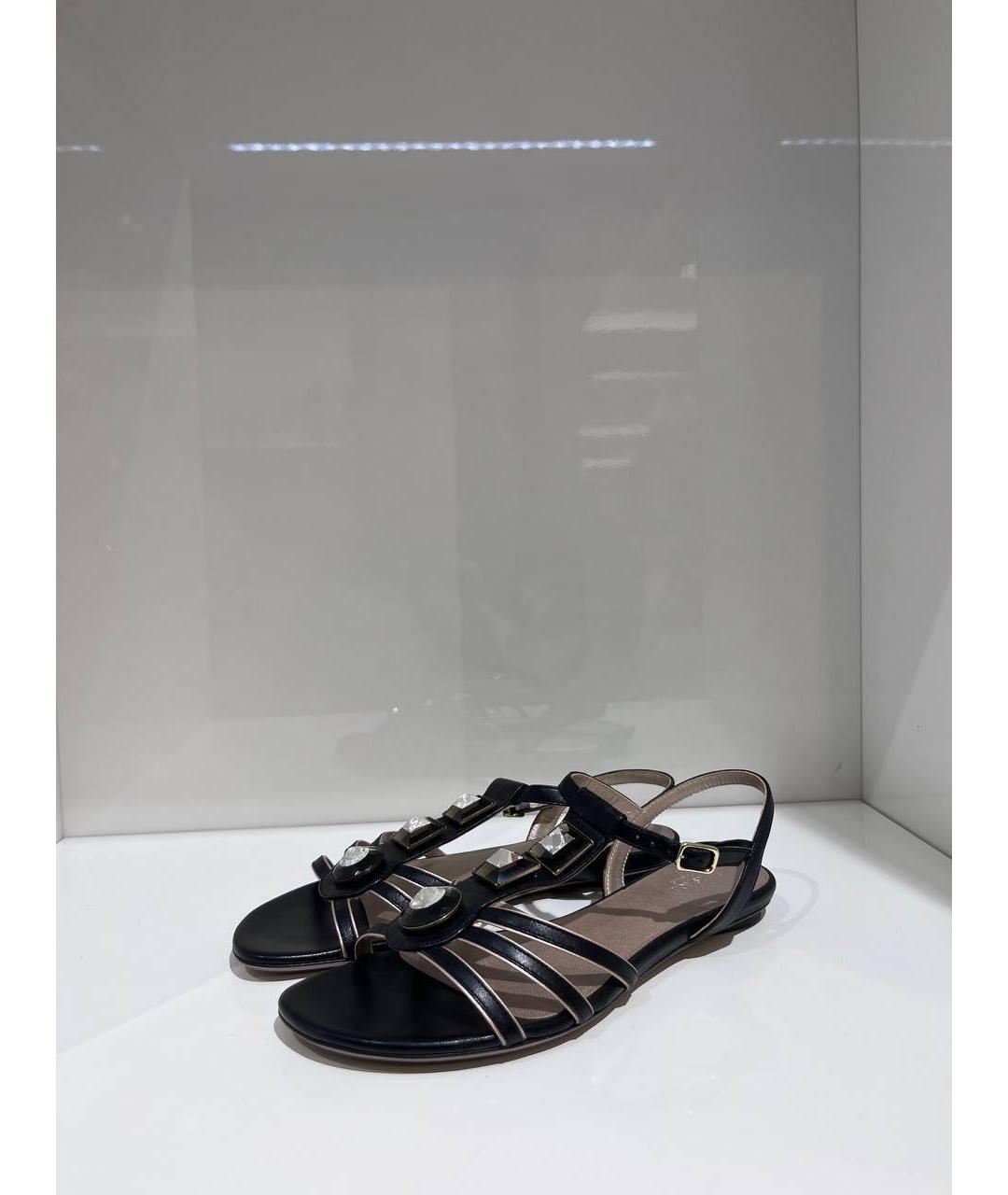VERSACE Черные сабо, фото 2