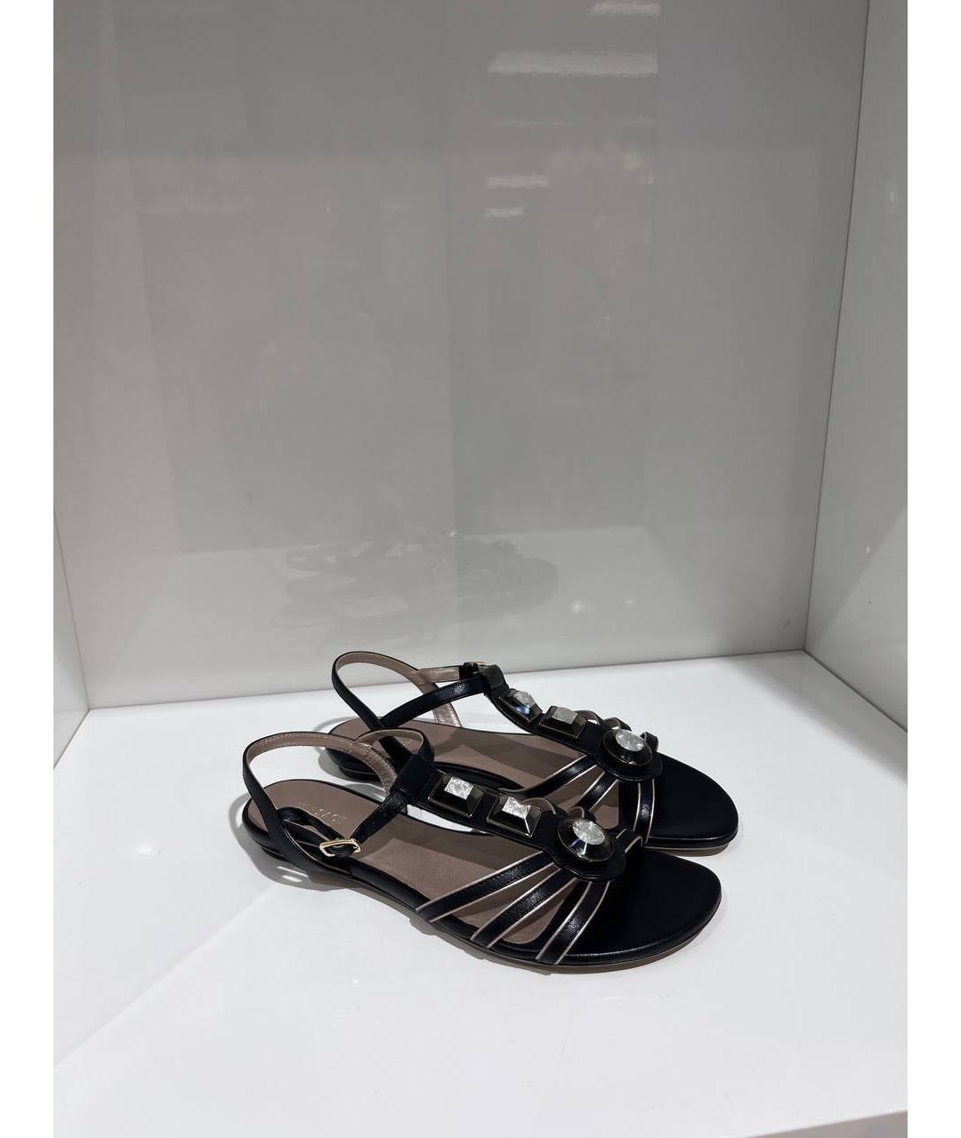 VERSACE Черные сабо, фото 4