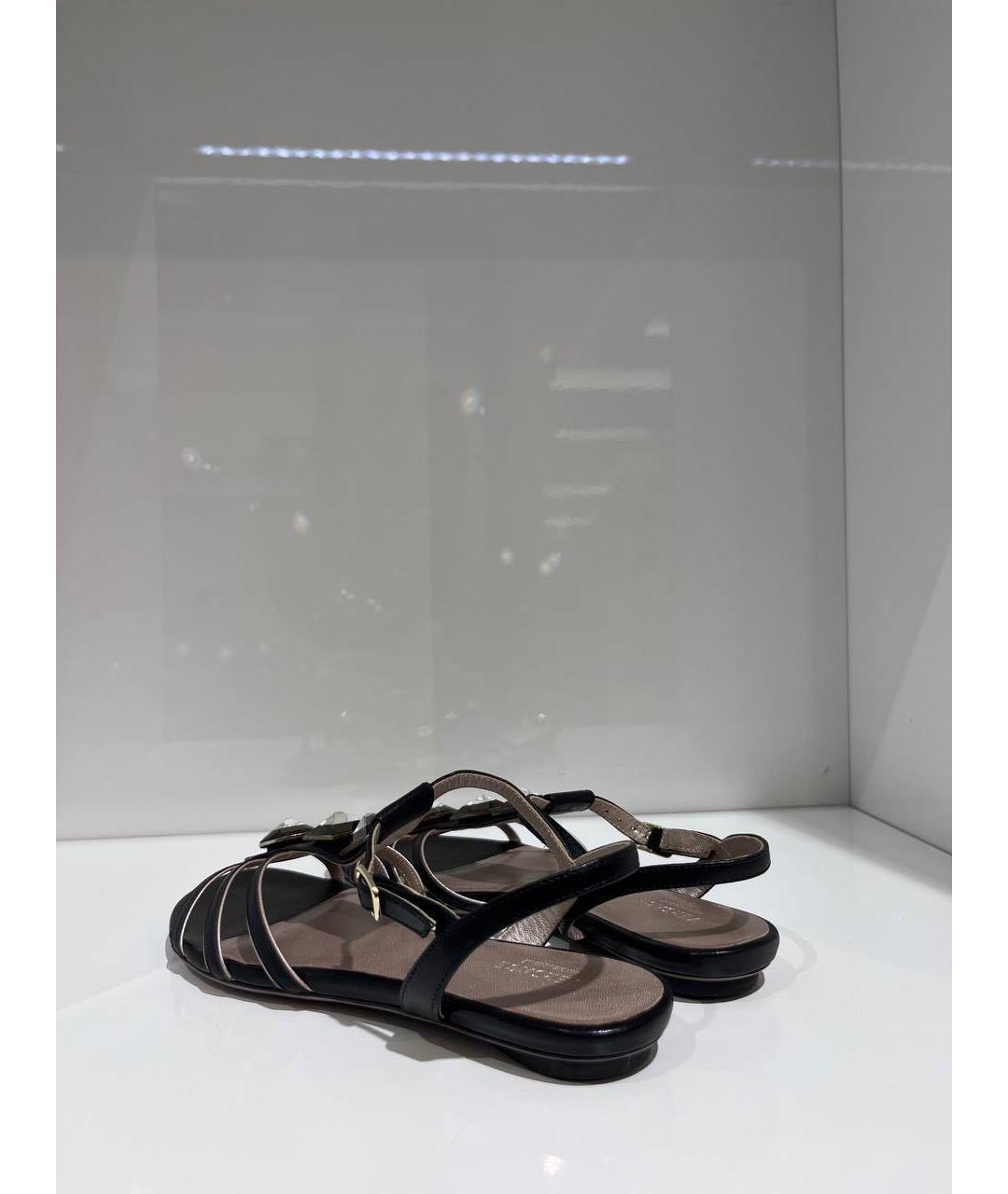 VERSACE Черные сабо, фото 3