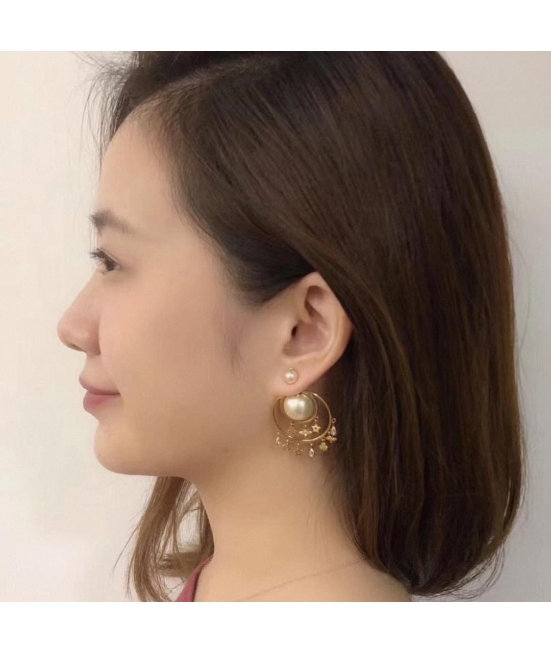 CHRISTIAN DIOR Золотые серьги, фото 6