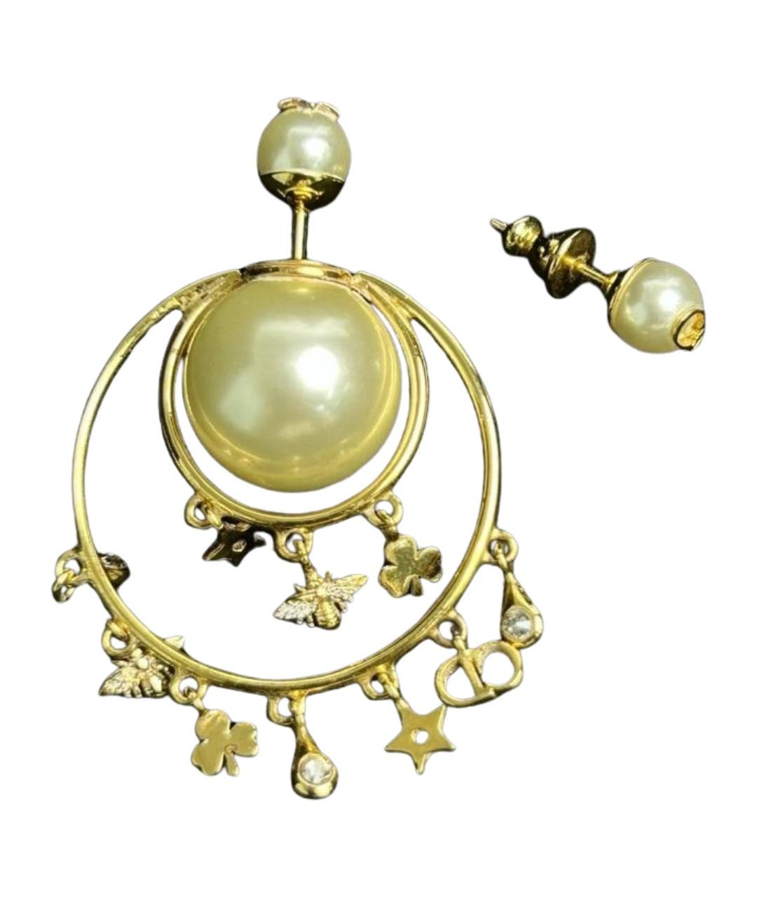 CHRISTIAN DIOR Золотые серьги, фото 1