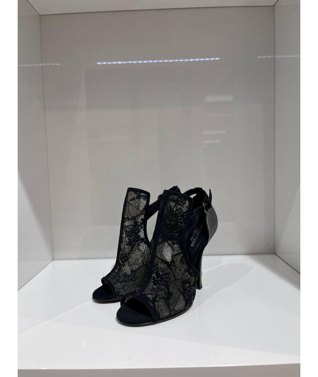 SERGIO ROSSI Мульти кожаные босоножки, фото 2