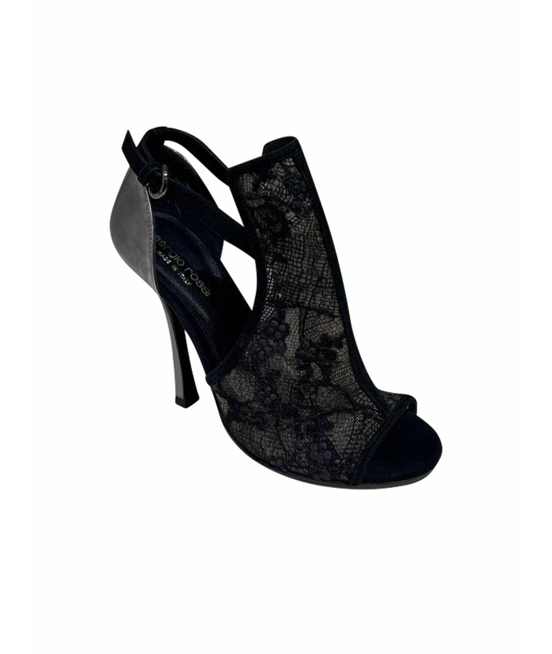 SERGIO ROSSI Мульти кожаные босоножки, фото 1