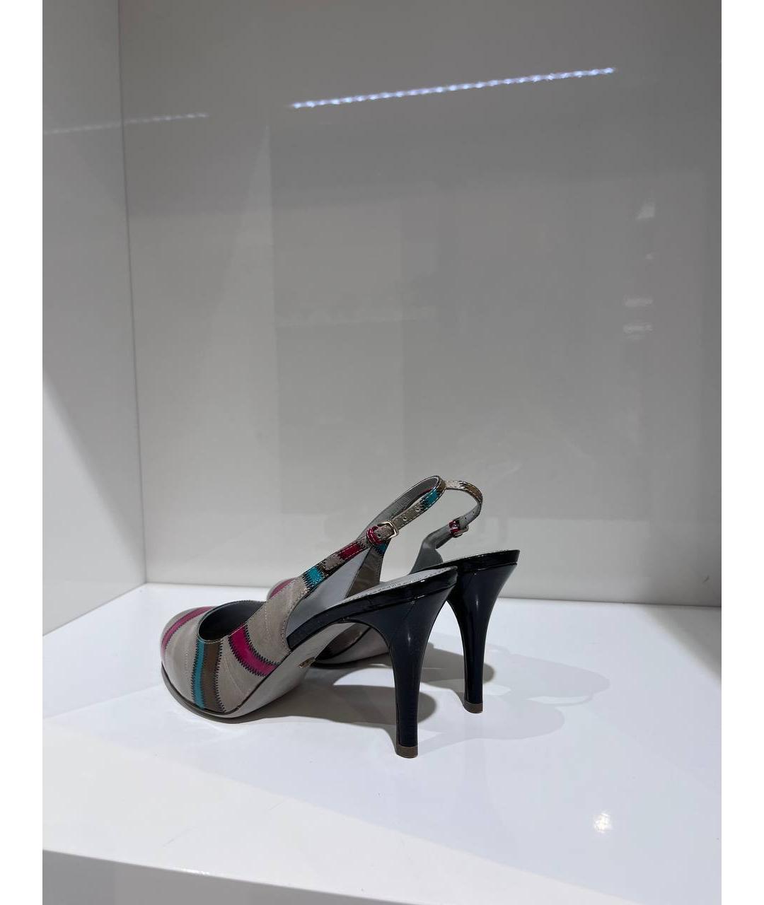 SERGIO ROSSI Мульти туфли из лакированной кожи, фото 3