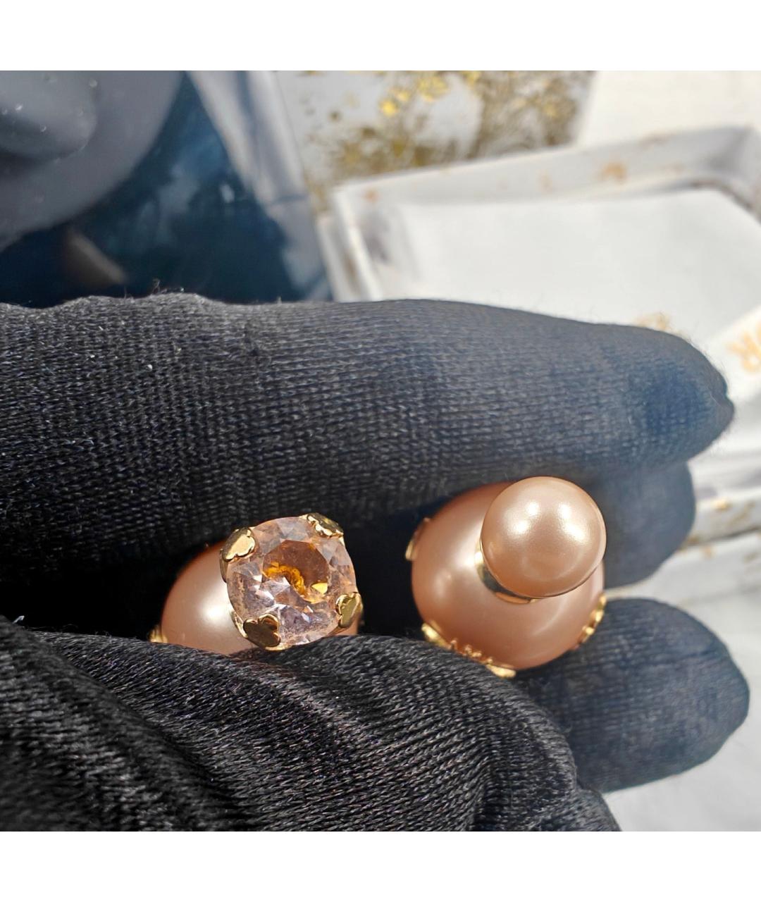 CHRISTIAN DIOR Розовые серьги, фото 5