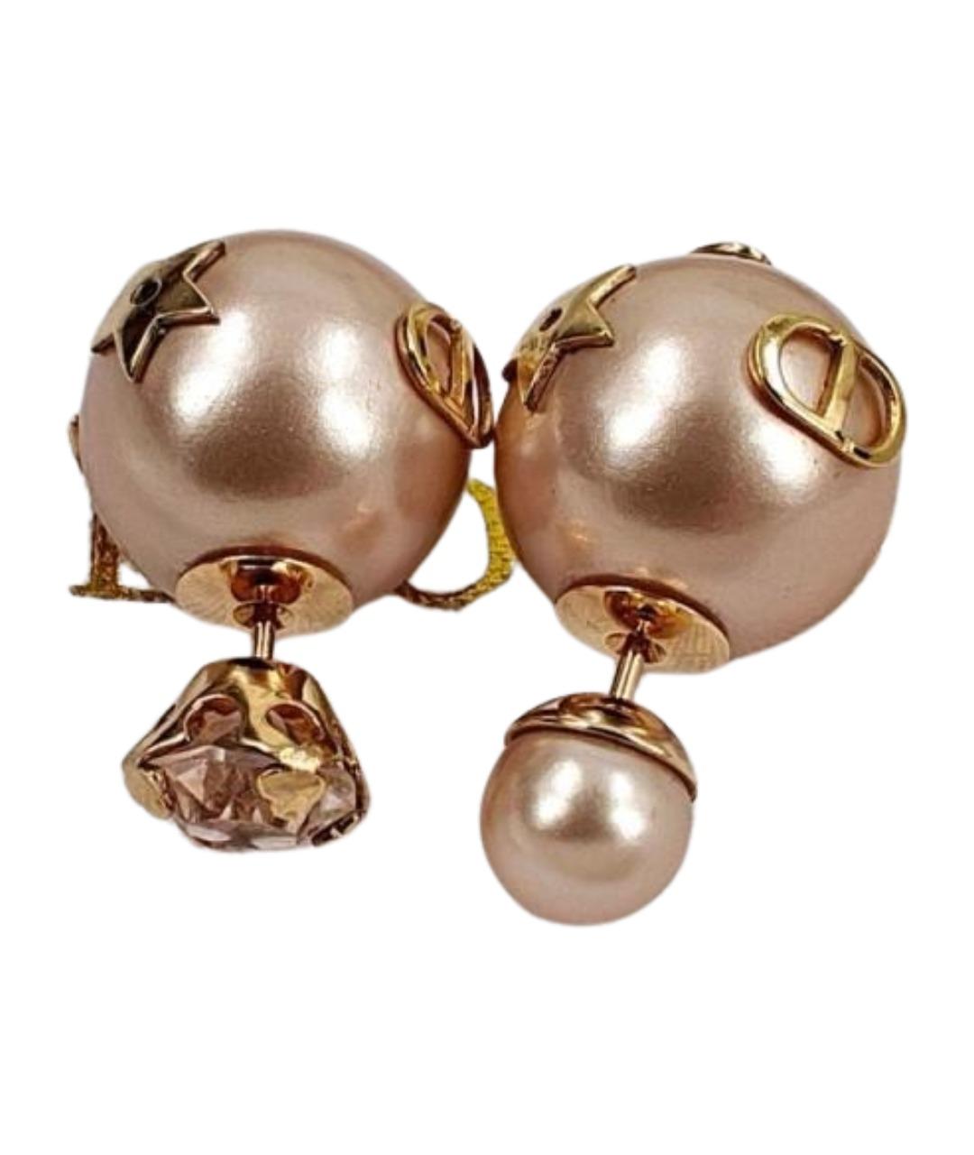 CHRISTIAN DIOR Розовые серьги, фото 1