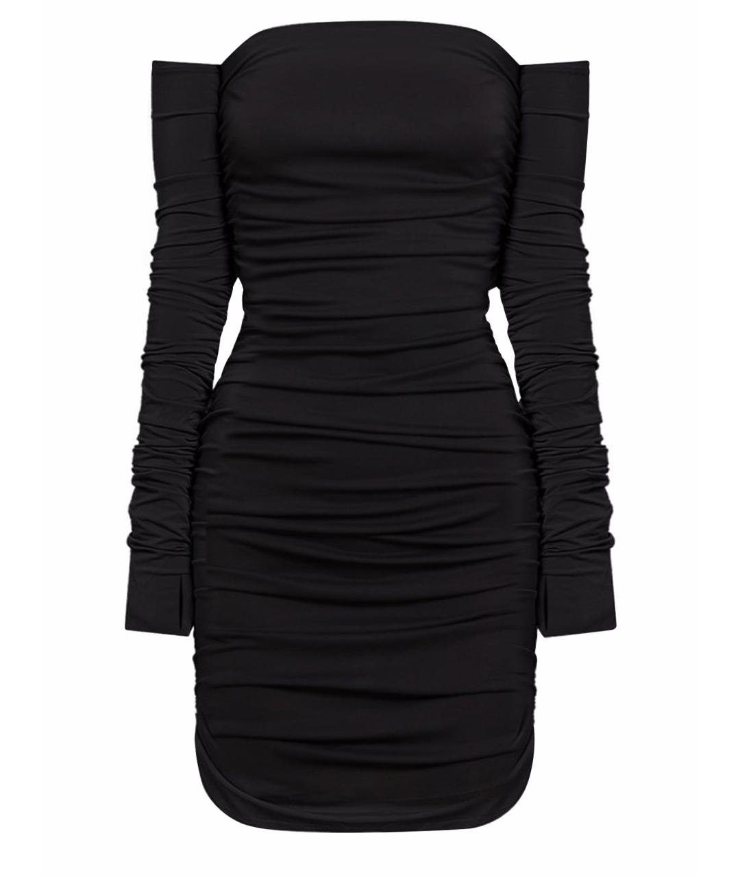 THE ANDAMANE Черное полиэстеровое коктейльное платье, фото 1