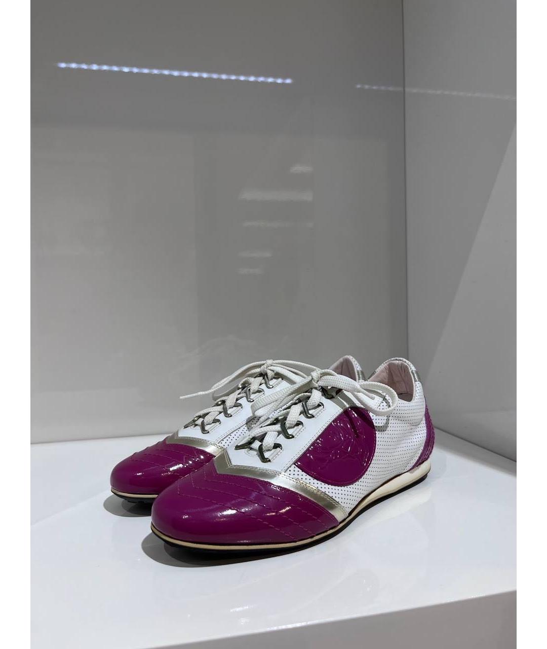 VERSACE Мульти кожаные кеды, фото 2