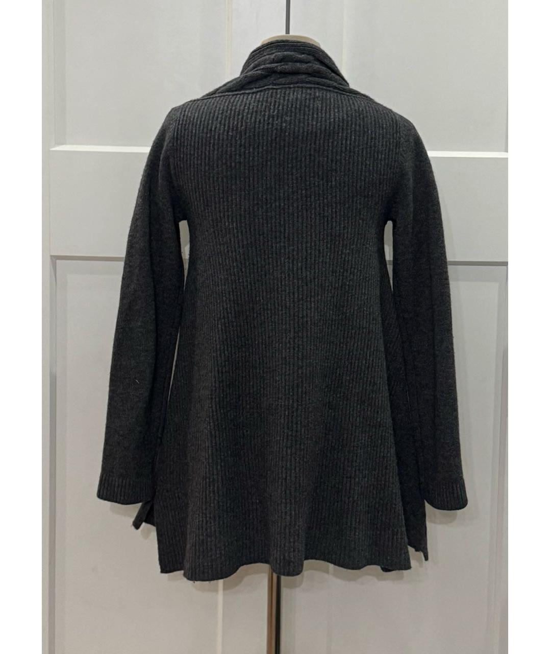 BOGNER Серый шерстяной кардиган, фото 4