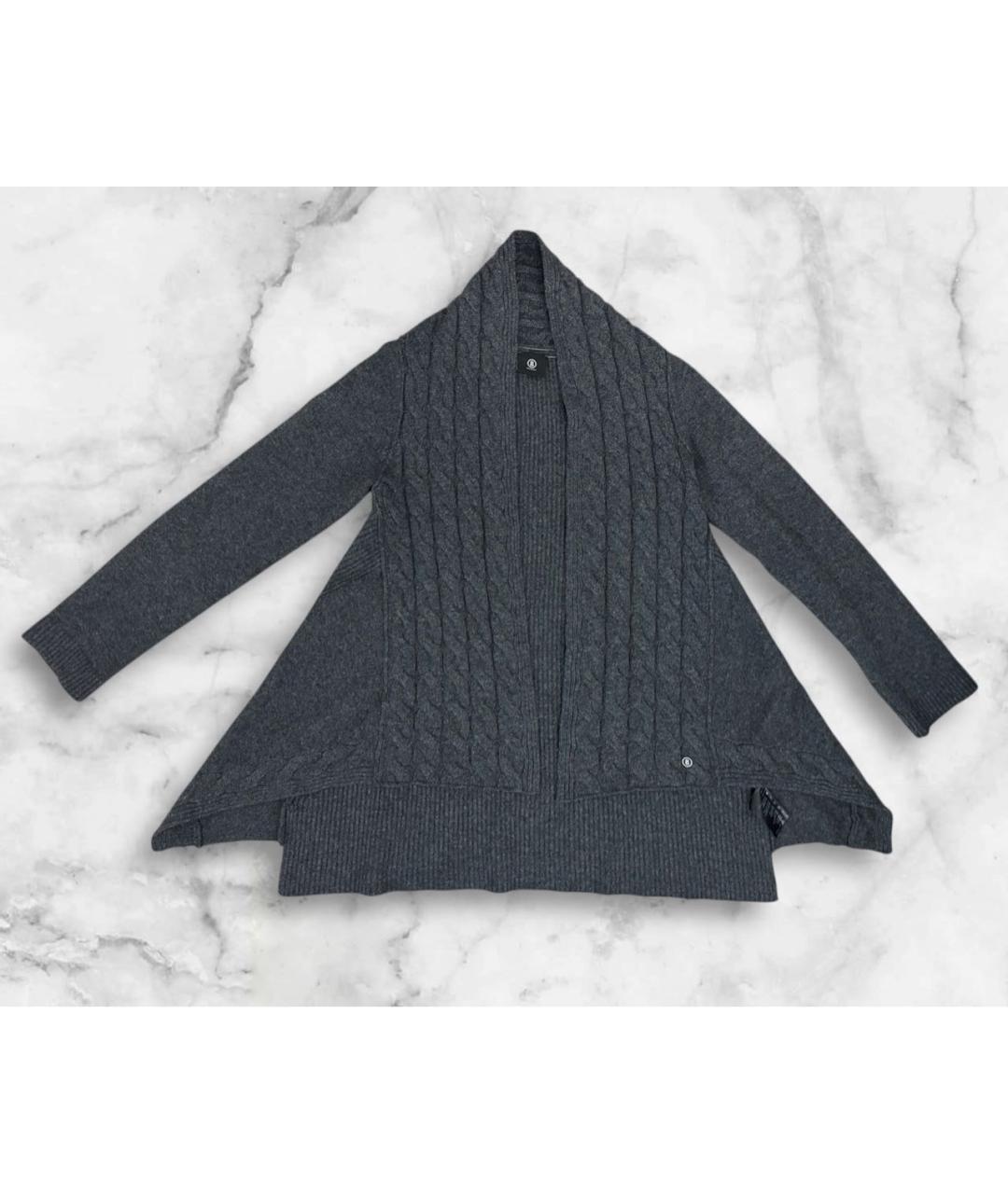 BOGNER Серый шерстяной кардиган, фото 5