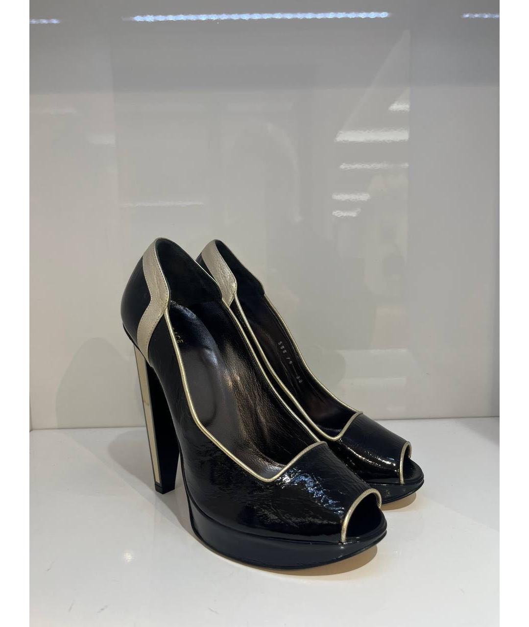 VERSACE Черные туфли, фото 4