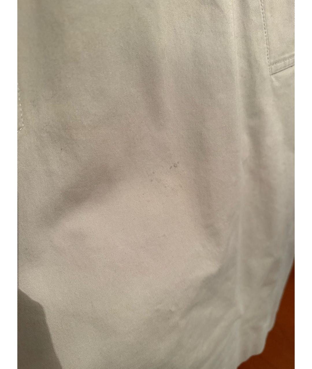 BALENCIAGA Бежевый хлопковый тренч/плащ, фото 6