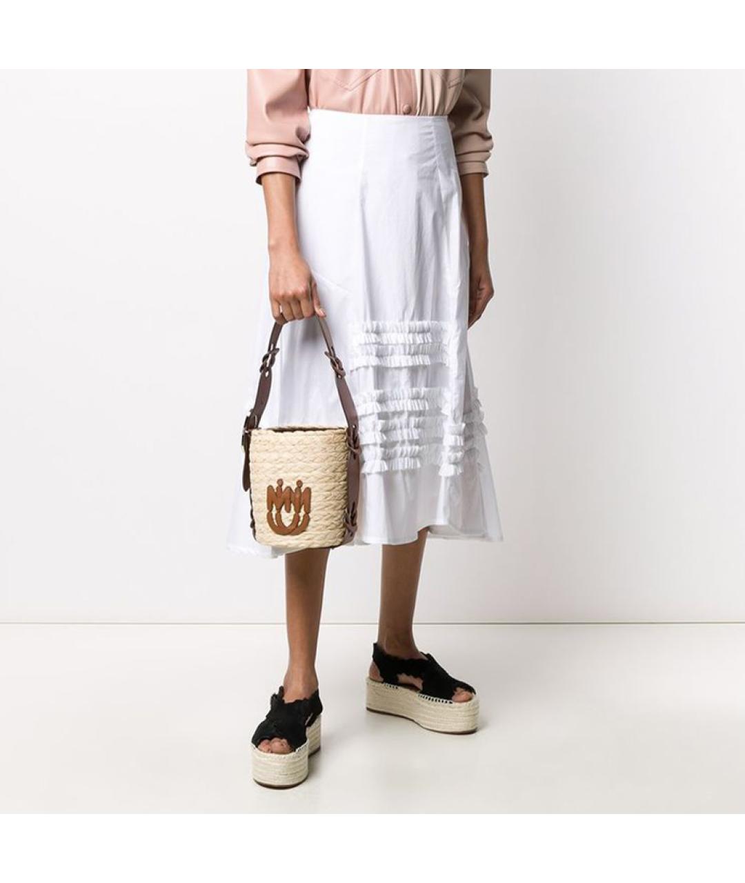 MIU MIU Бежевая сумка через плечо, фото 5