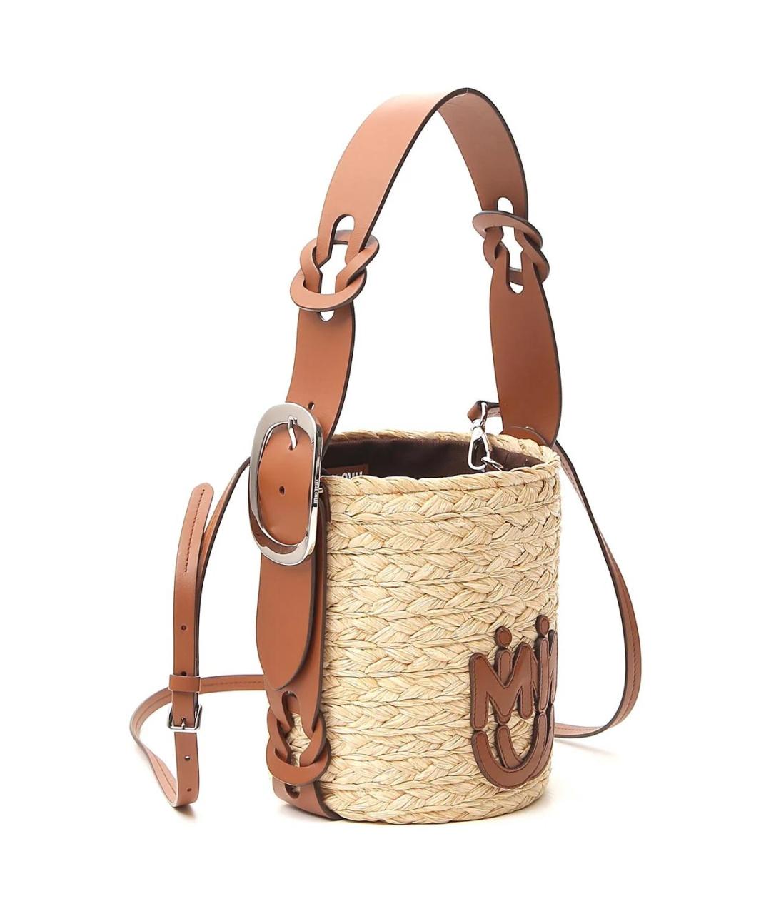 MIU MIU Бежевая сумка через плечо, фото 2