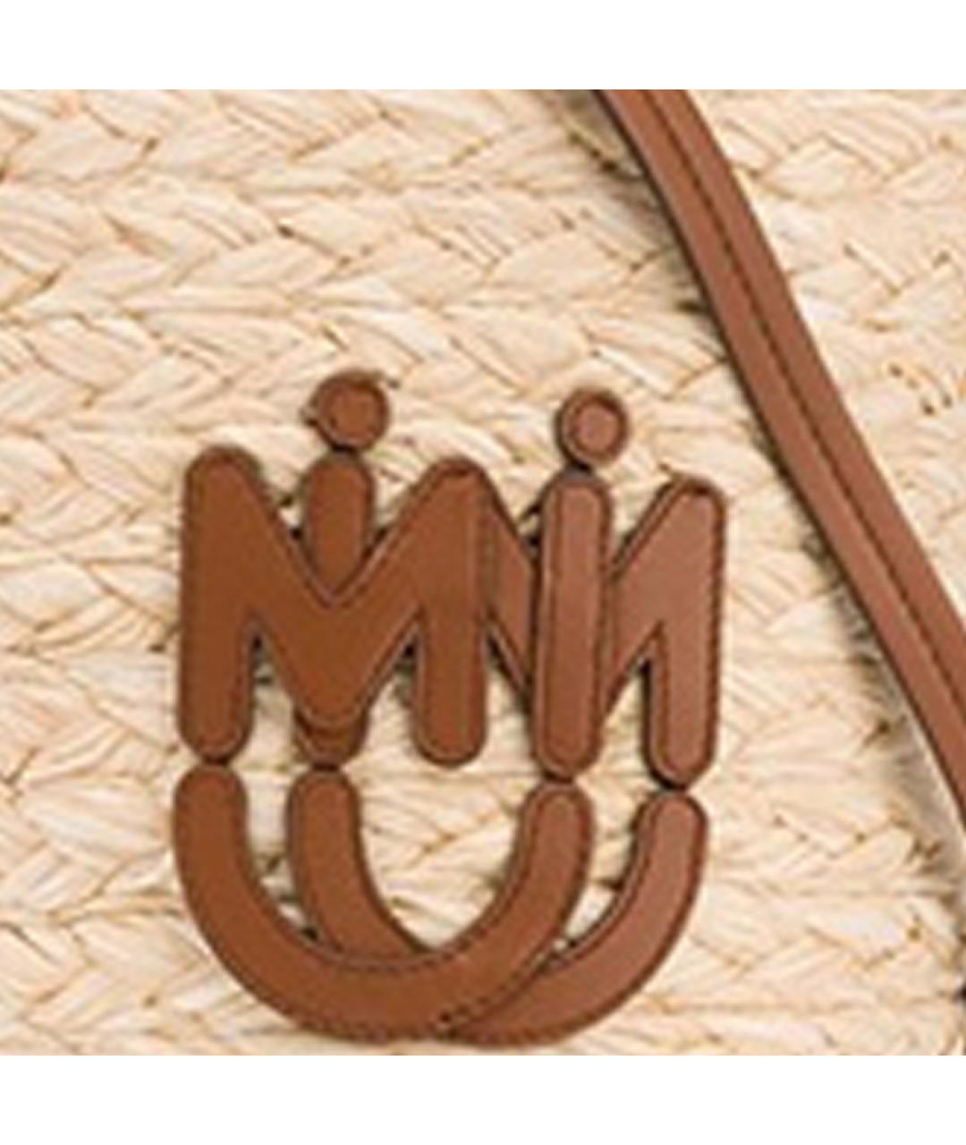 MIU MIU Бежевая сумка через плечо, фото 4