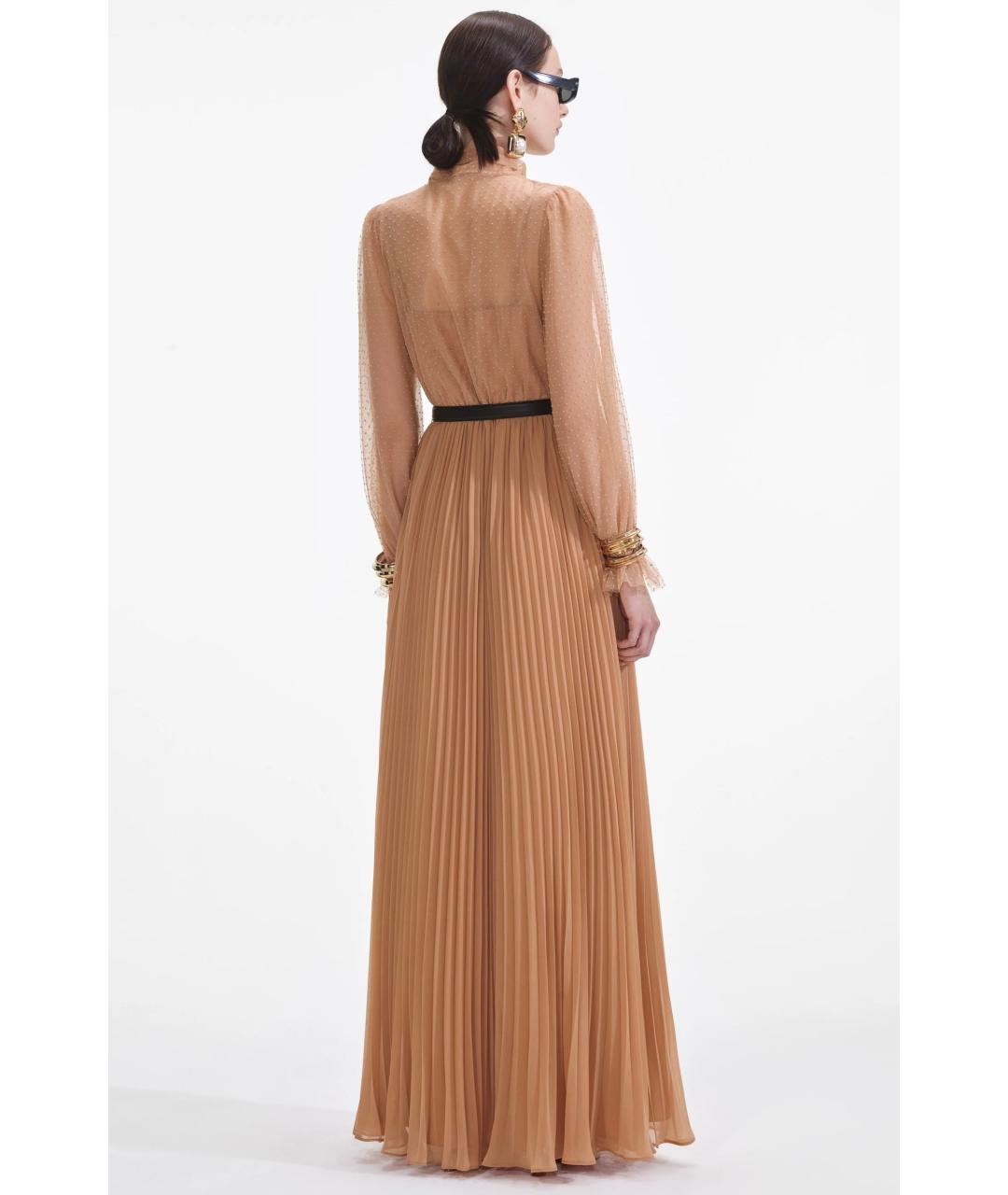 SELF-PORTRAIT Бежевое коктейльное платье, фото 5