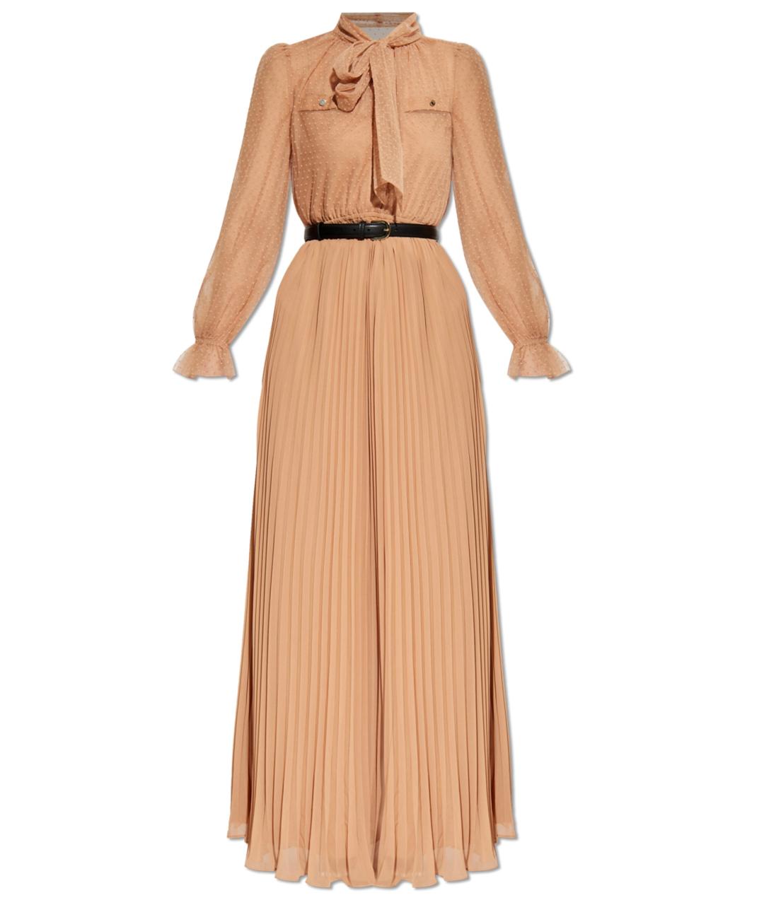 SELF-PORTRAIT Бежевое коктейльное платье, фото 1