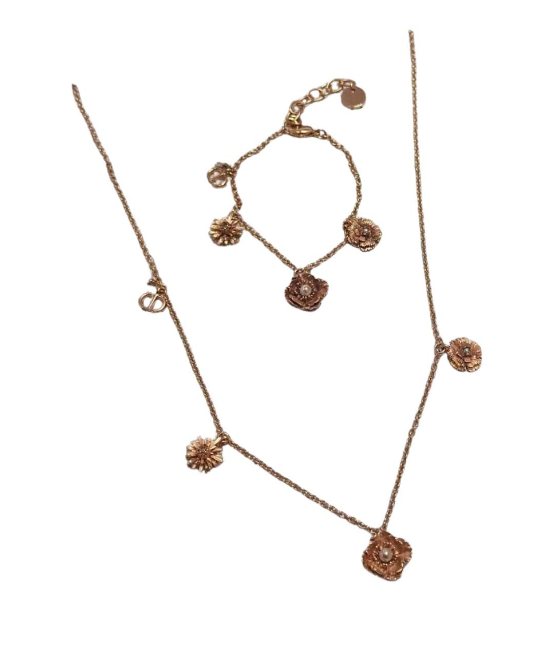 CHRISTIAN DIOR Золотое колье, фото 1