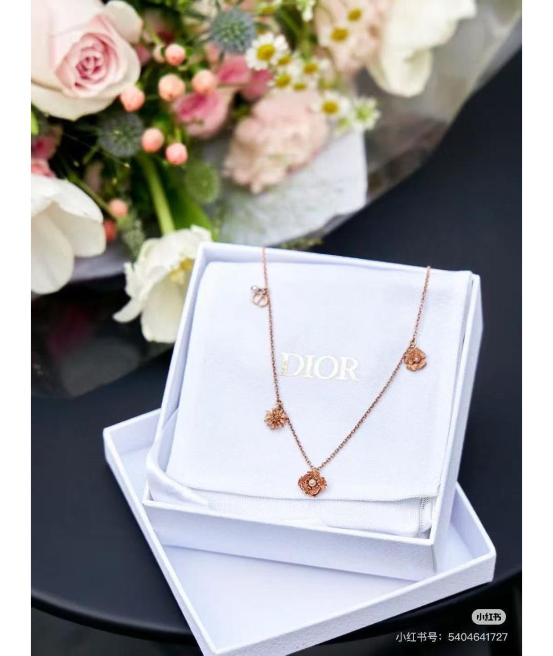 CHRISTIAN DIOR Золотое колье, фото 6