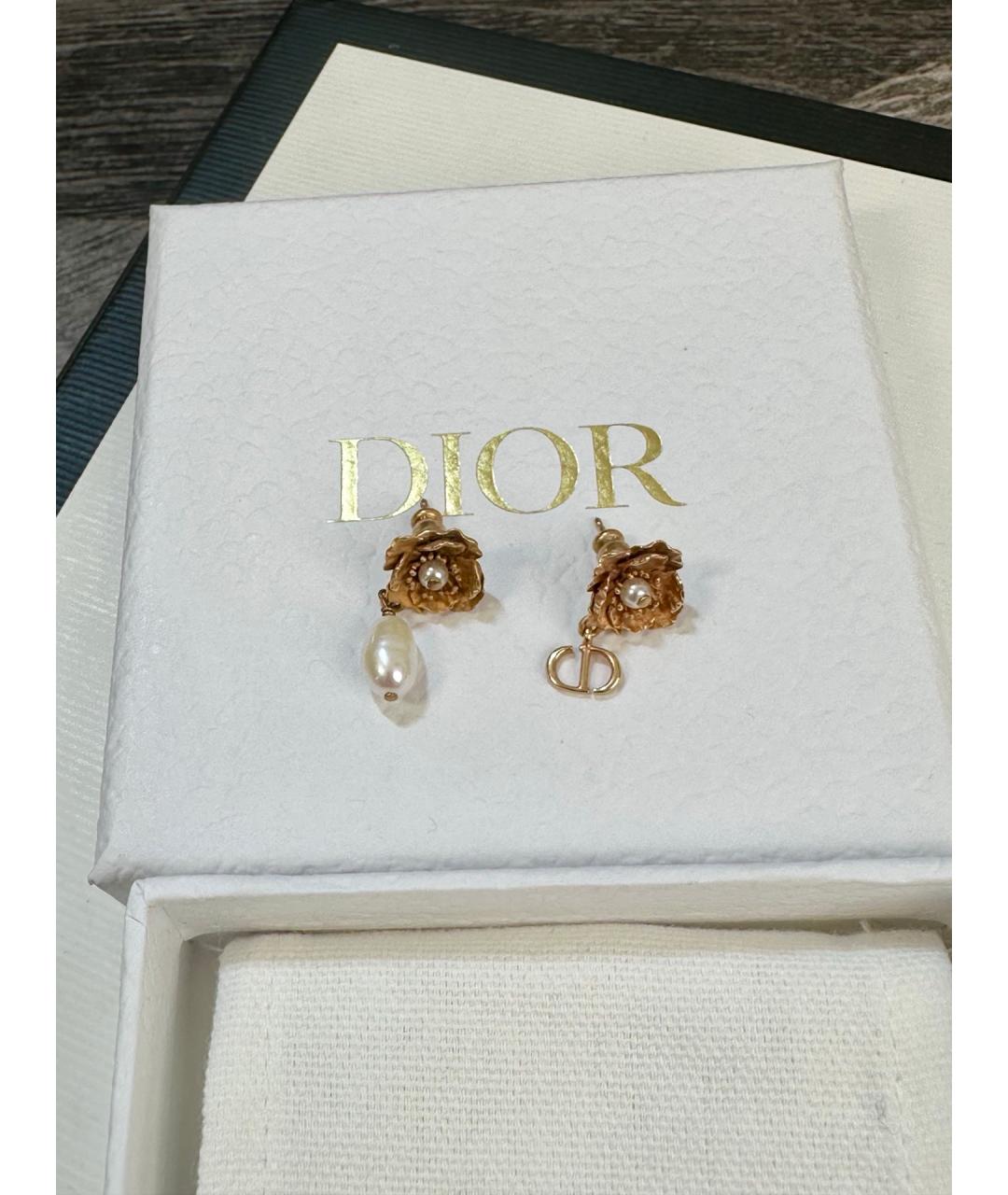 CHRISTIAN DIOR Розовые серьги, фото 2