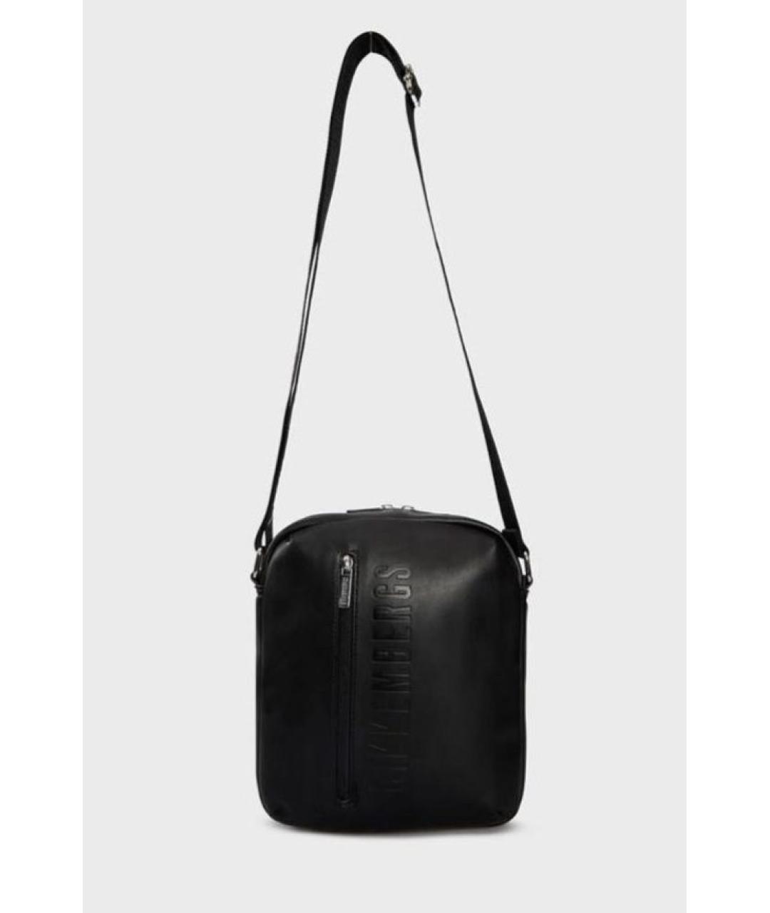 BIKKEMBERGS Черная сумка на плечо, фото 3