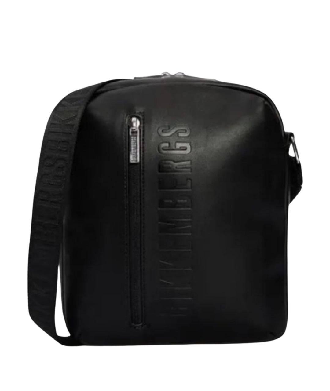 BIKKEMBERGS Черная сумка на плечо, фото 1