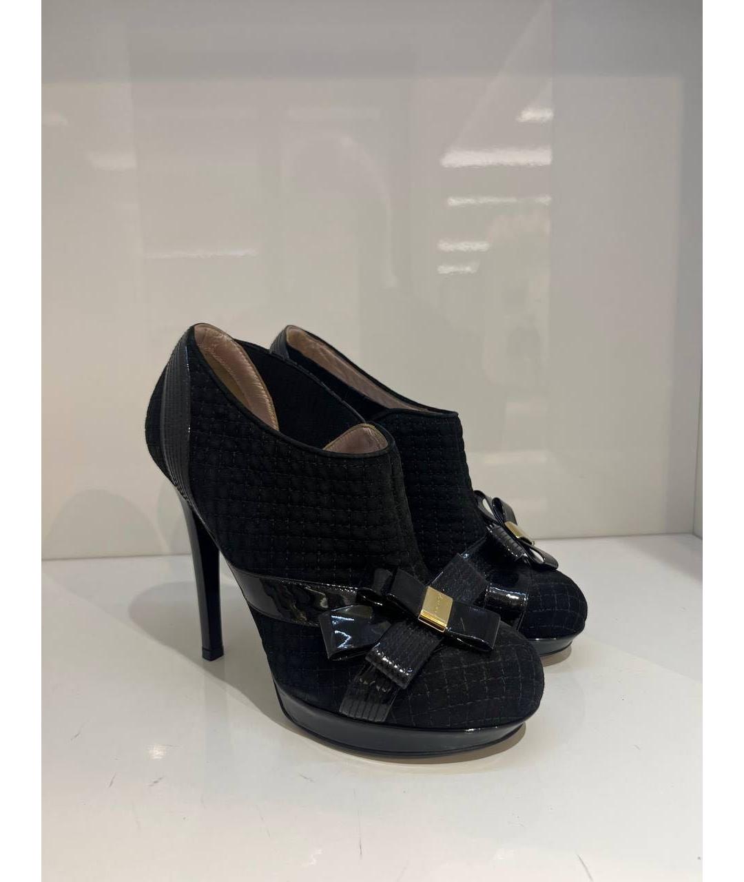 VERSACE Черные ботинки, фото 4