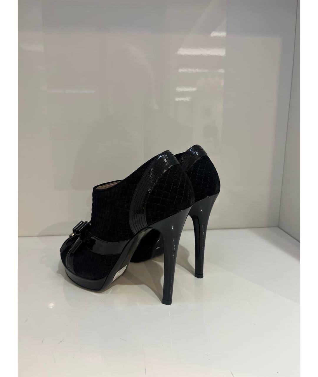 VERSACE Черные ботинки, фото 3