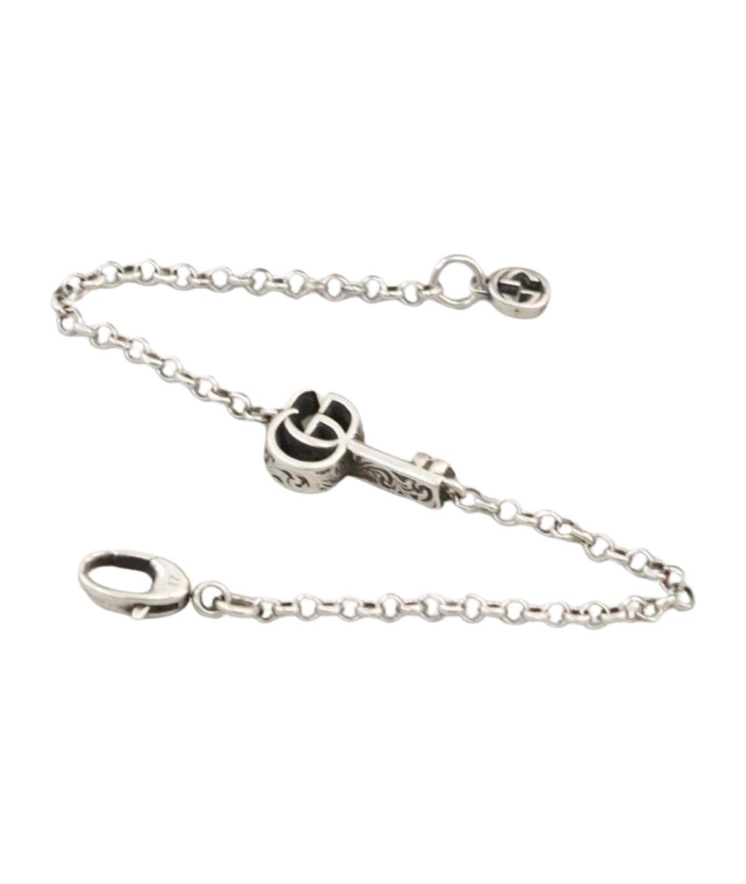 GUCCI Серебрянный серебряный браслет, фото 1