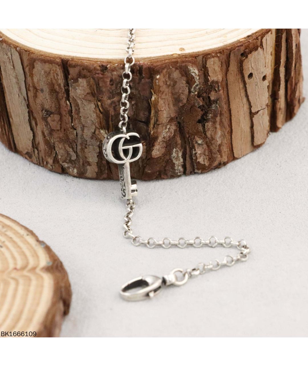 GUCCI Серебрянный серебряный браслет, фото 4
