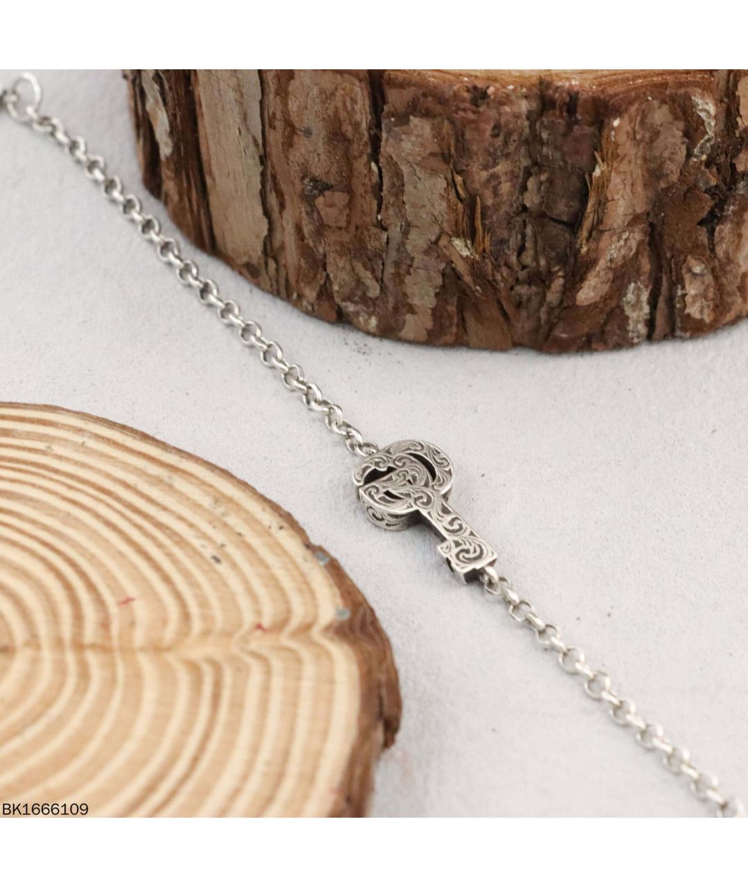 GUCCI Серебрянный серебряный браслет, фото 5