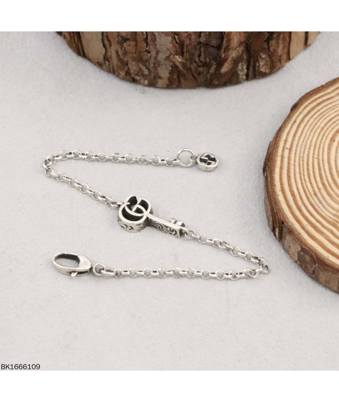 GUCCI Серебрянный серебряный браслет, фото 7