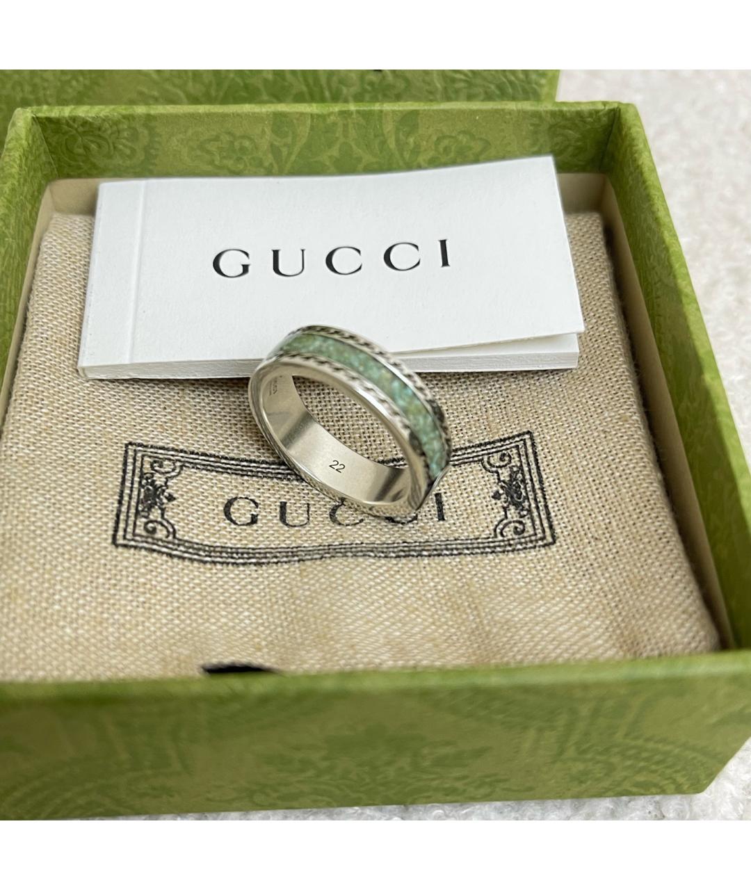 GUCCI Серебряное серебряное кольцо, фото 8
