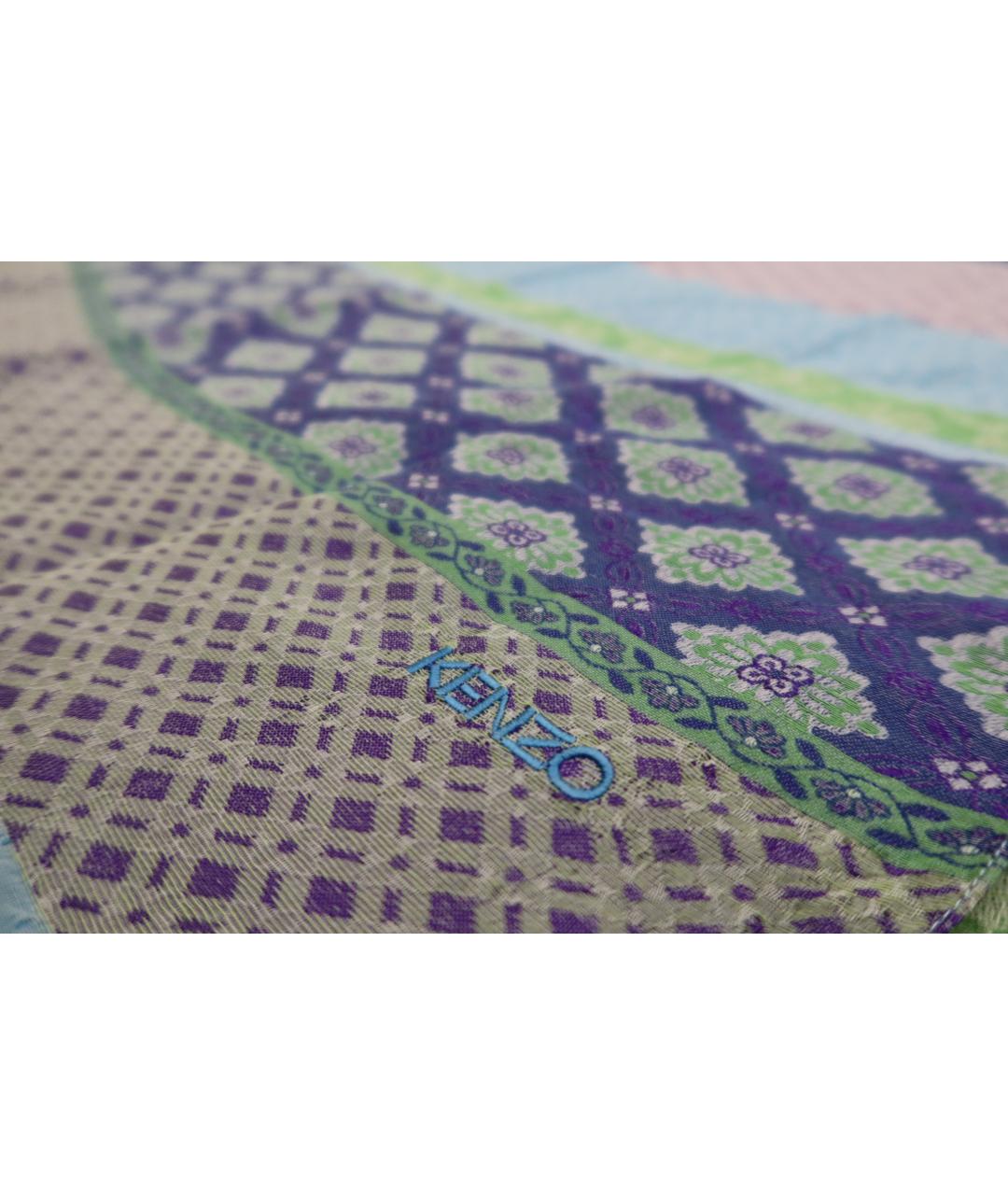 KENZO Мульти шелковый платок, фото 2