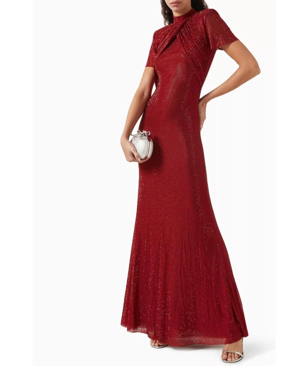 SELF-PORTRAIT Красное коктейльное платье, фото 7