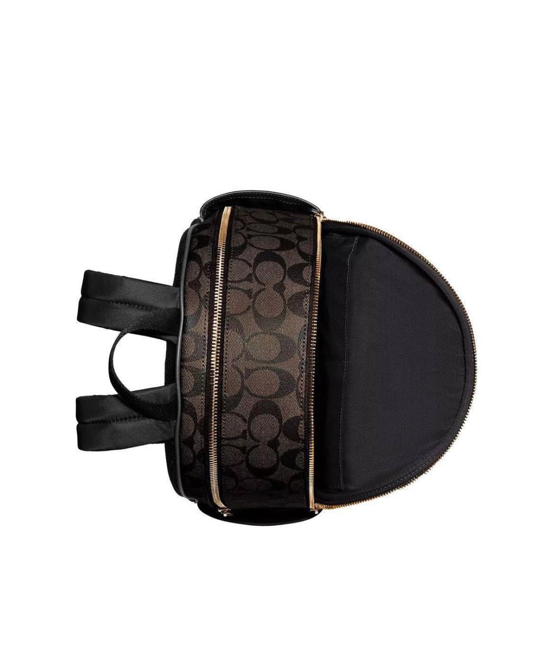 COACH Коричневый кожаный рюкзак, фото 4