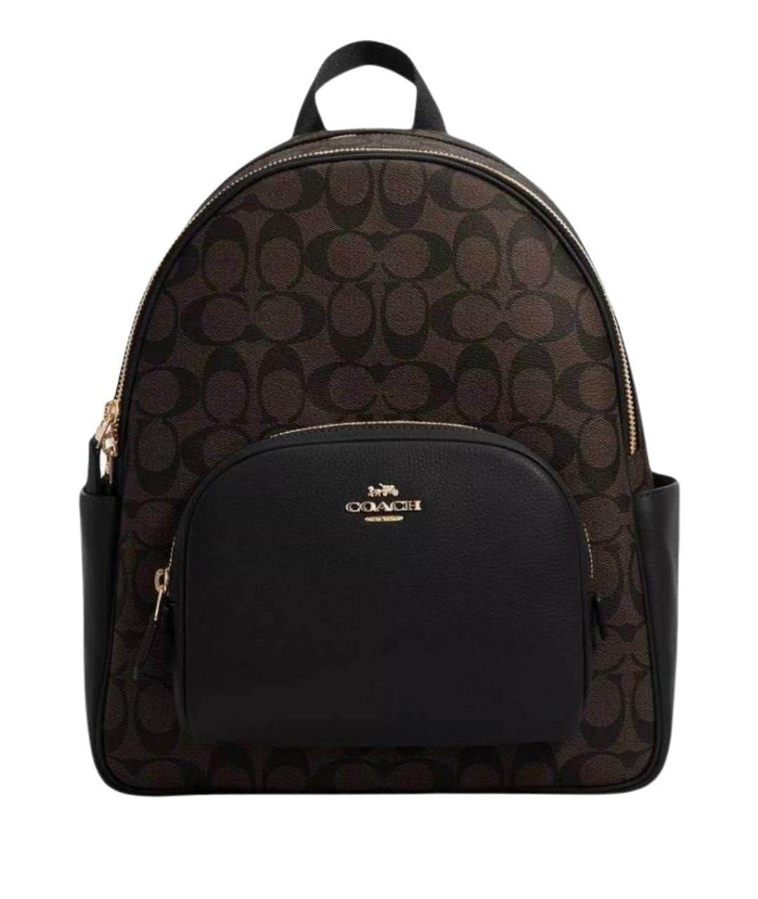 COACH Коричневый кожаный рюкзак, фото 1