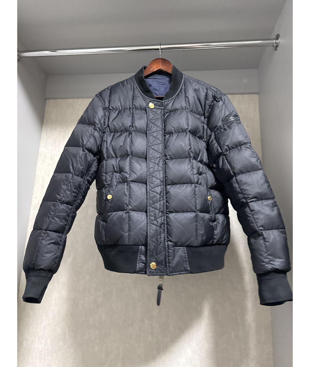 BURBERRY Темно-синяя полиамидовая куртка, фото 9