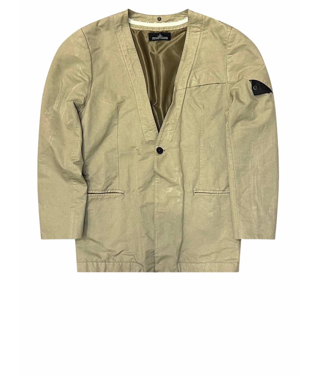 STONE ISLAND SHADOW PROJECT Бежевая полиэстеровая куртка, фото 1