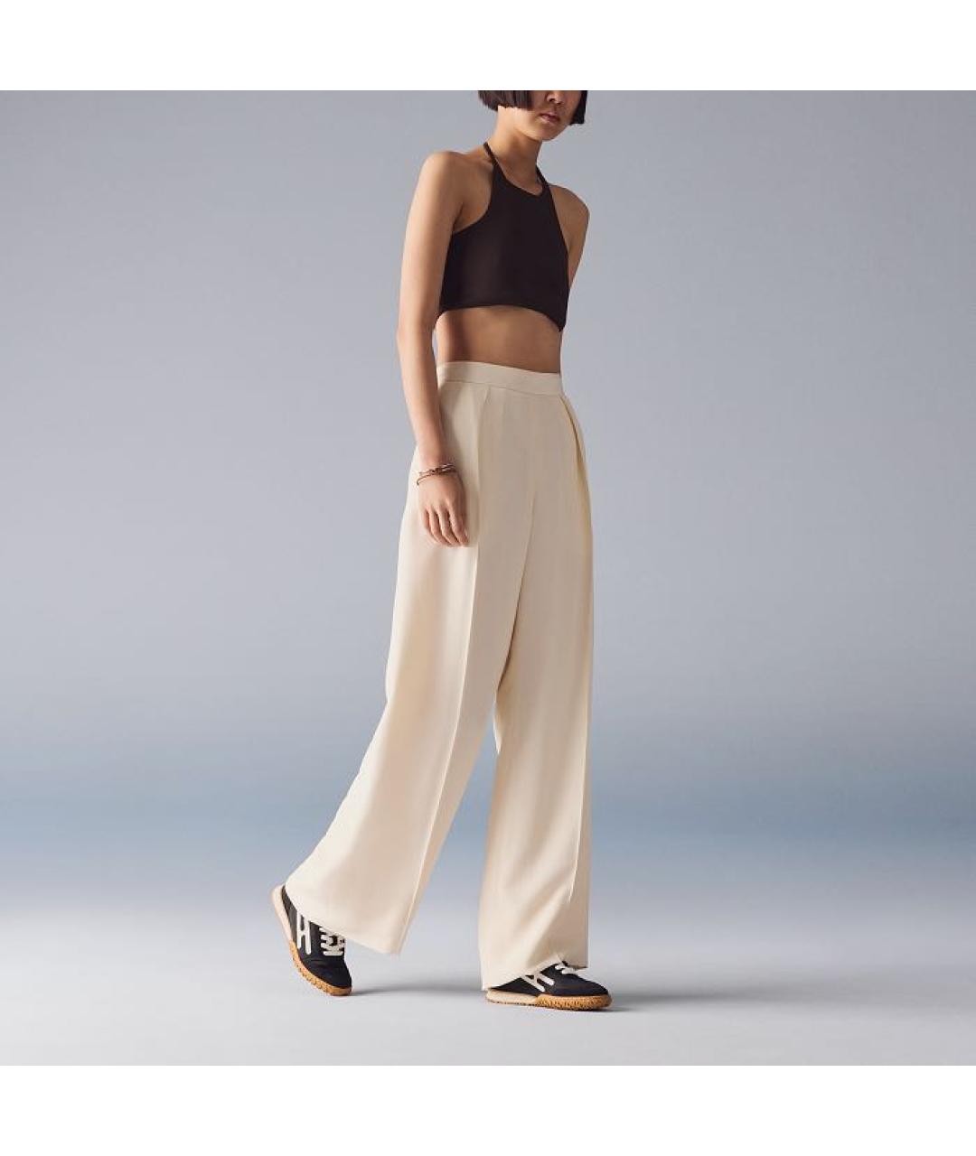 HERMES Черные кроссовки, фото 2