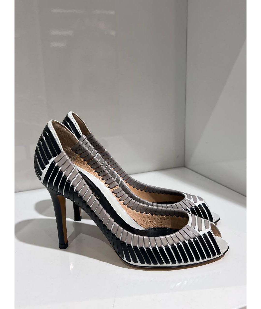 SERGIO ROSSI Мульти кожаные туфли, фото 3