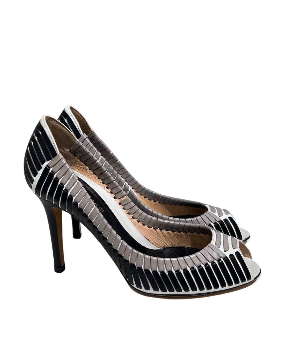 SERGIO ROSSI Мульти кожаные туфли, фото 1