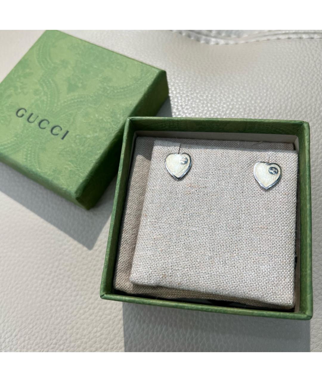 GUCCI Серебряные серебряные серьги, фото 4