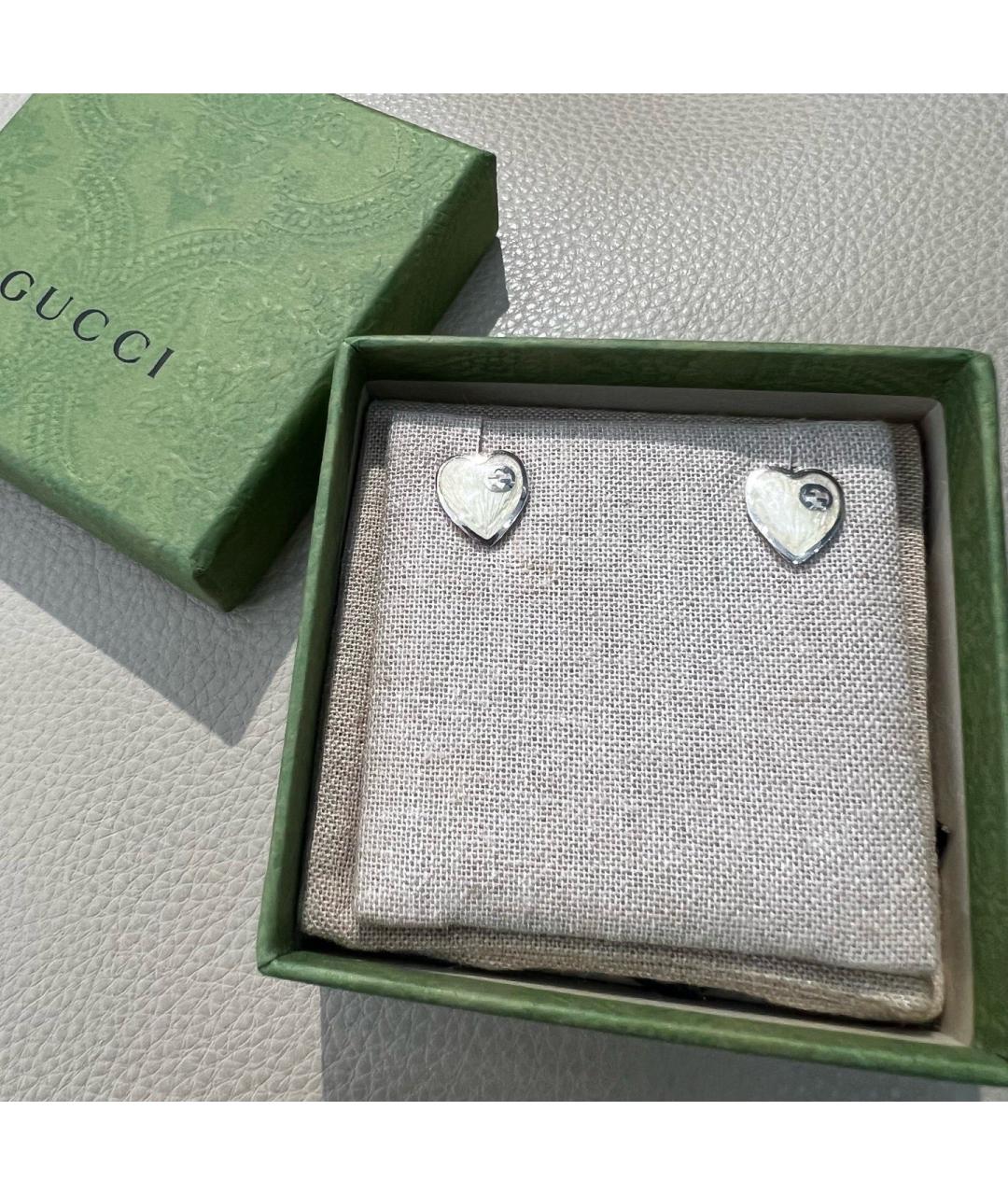 GUCCI Серебряные серебряные серьги, фото 5