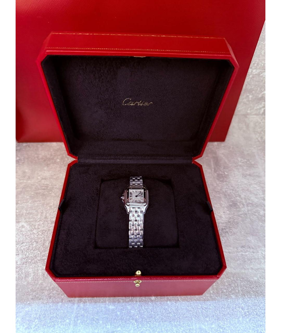 CARTIER Серебряные металлические часы, фото 6