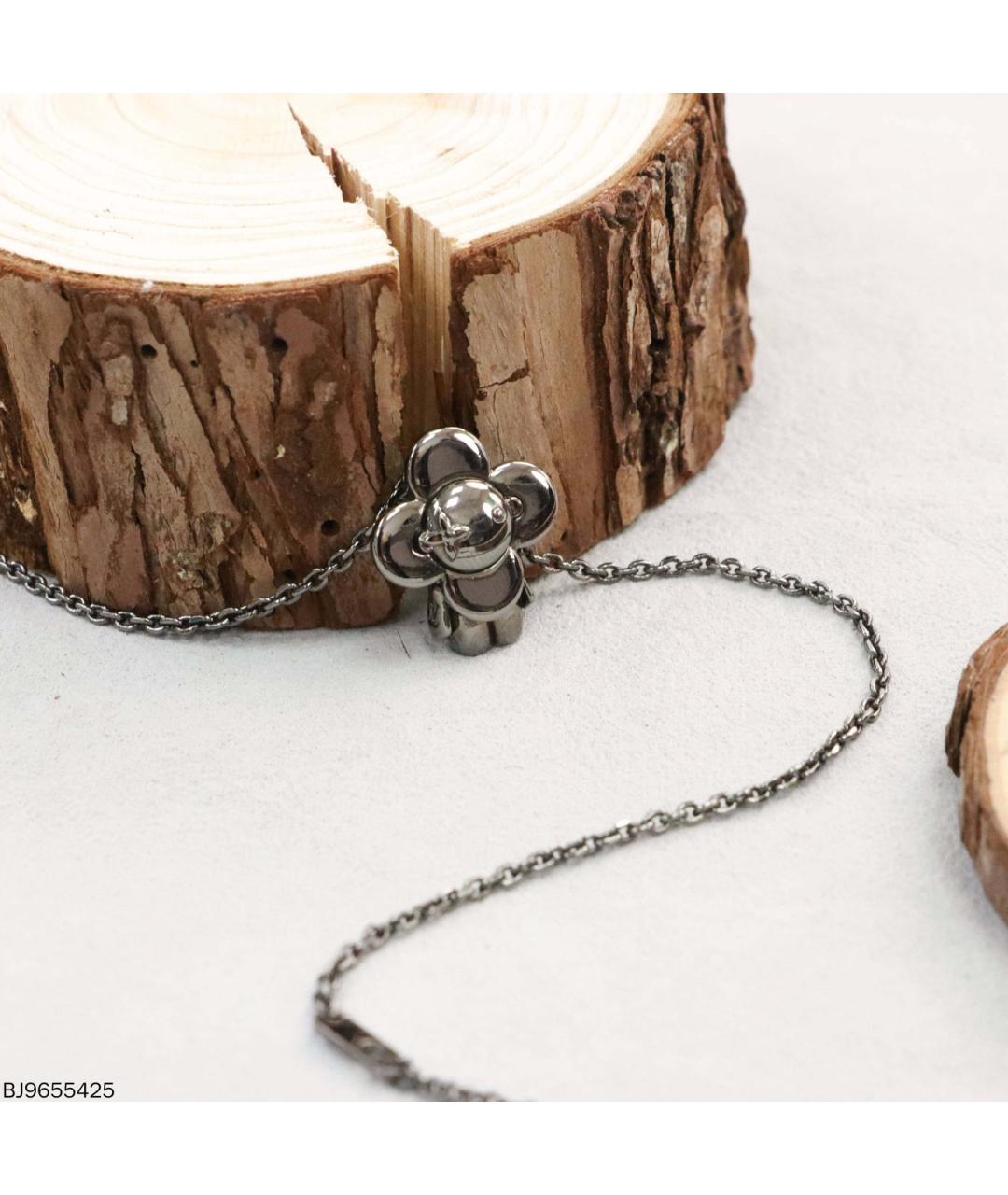 LOUIS VUITTON Серебряное металлическое колье, фото 2