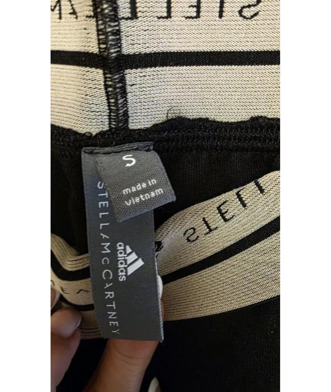 ADIDAS BY STELLA MCCARTNEY Черные хлопковые спортивные брюки и шорты, фото 9