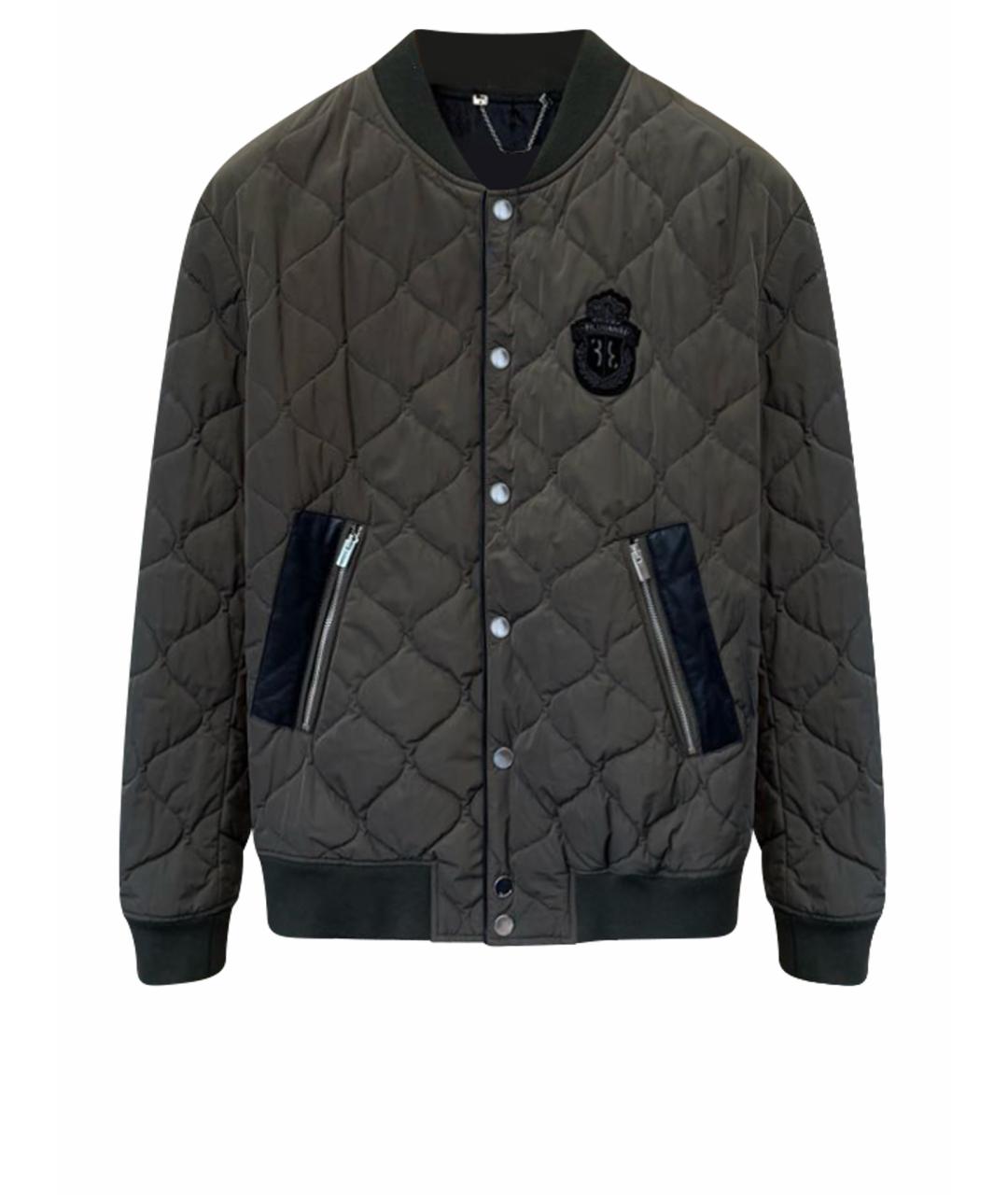 BILLIONAIRE Хаки полиамидовая куртка, фото 1