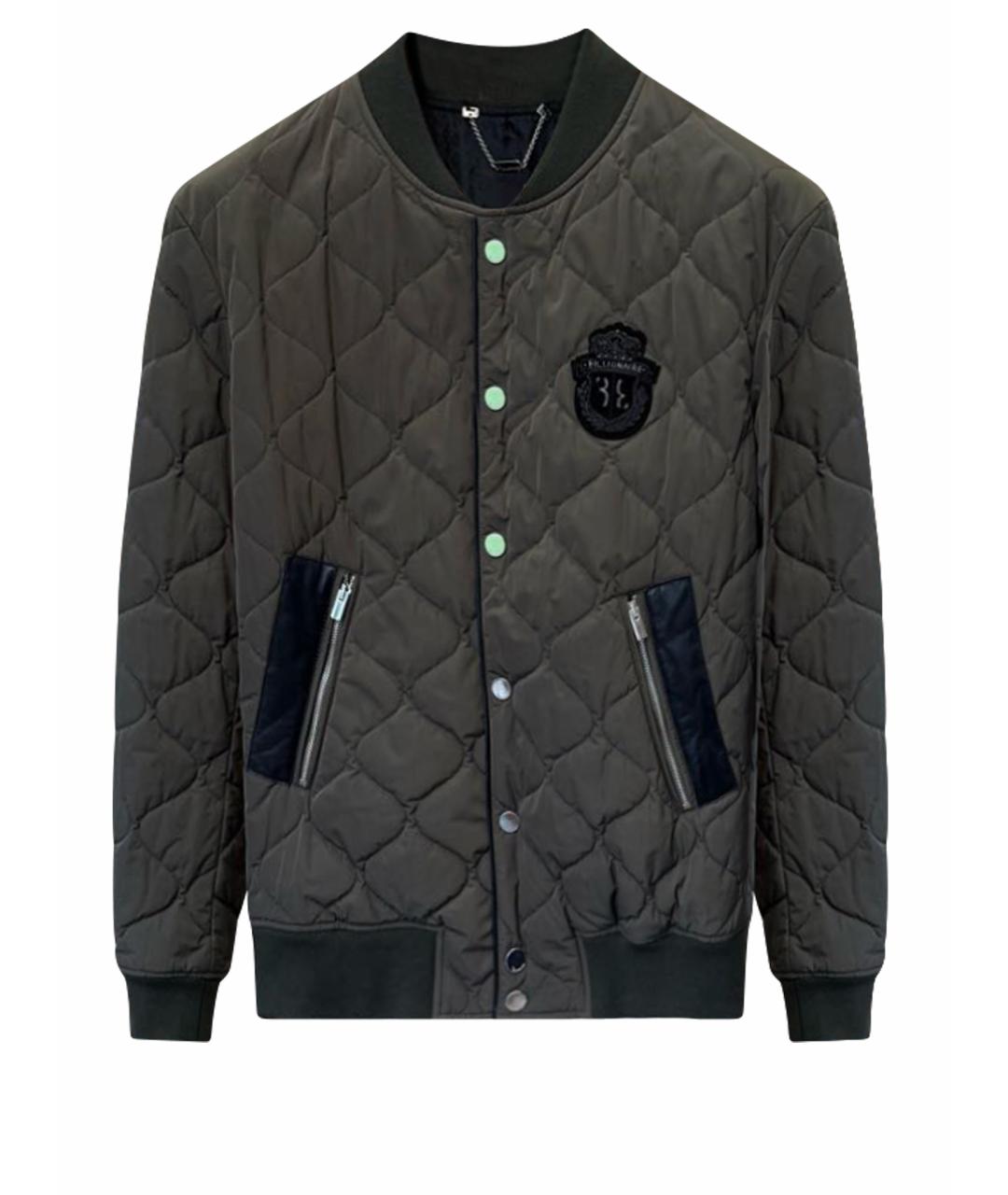 BILLIONAIRE Хаки полиамидовая куртка, фото 5